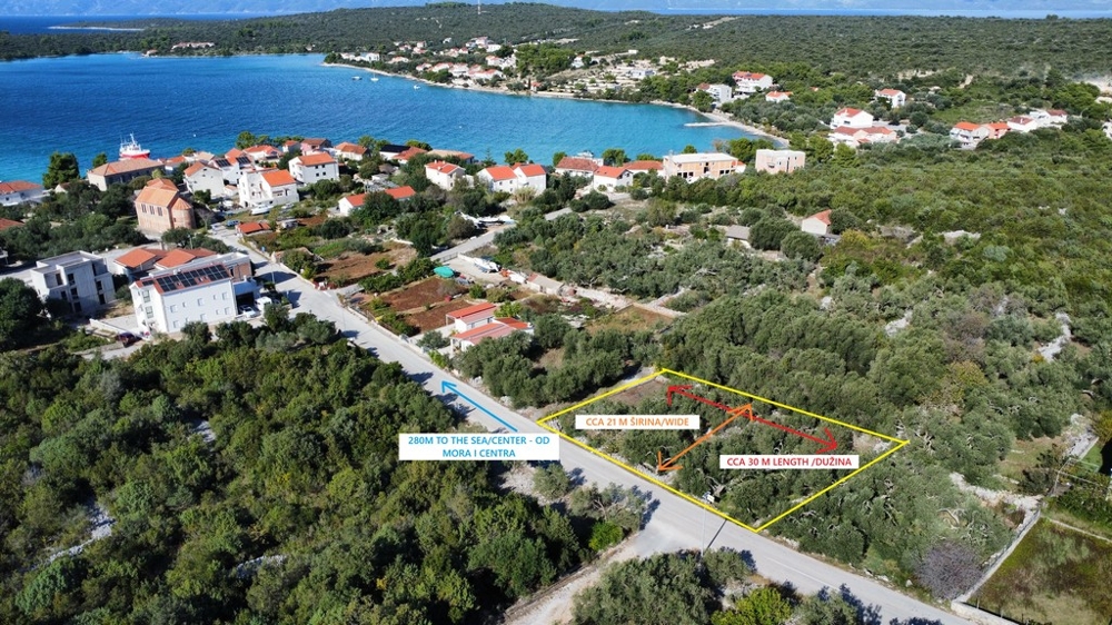 Buy land near the sea in Croatia.