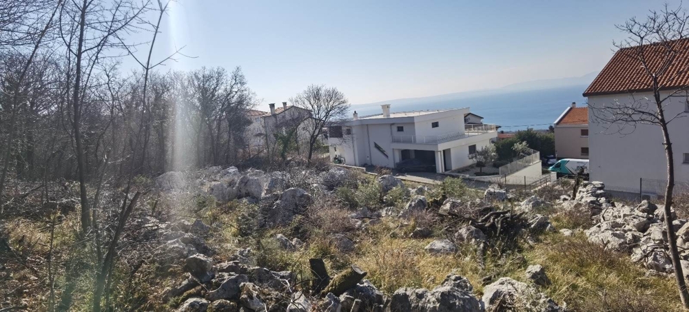 View from the building plot in Rijeka to the southeast