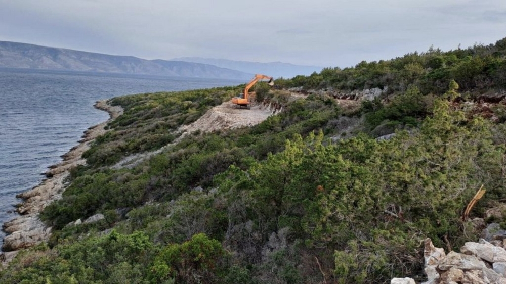 Seafront property in Croatia.