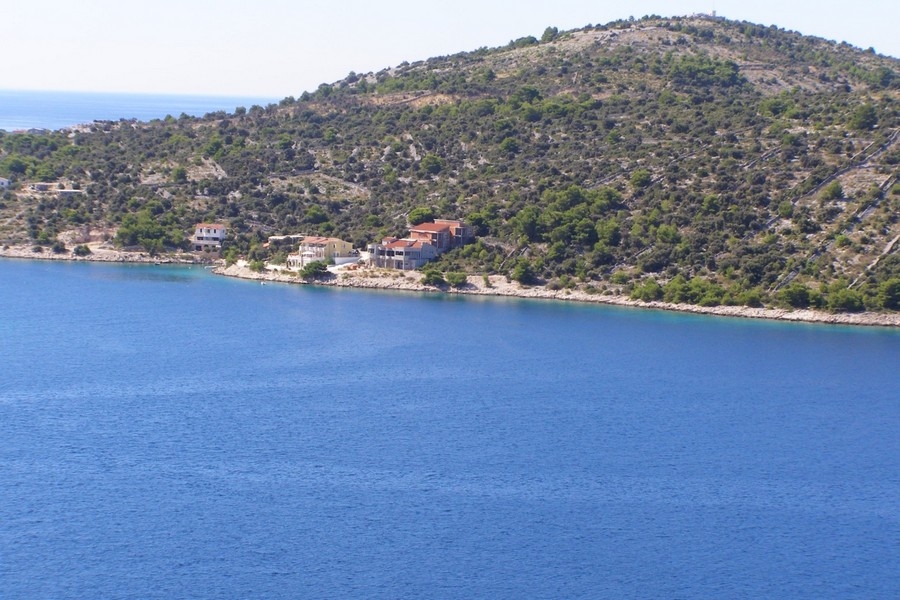 View of the sea and bay near Rogoznica