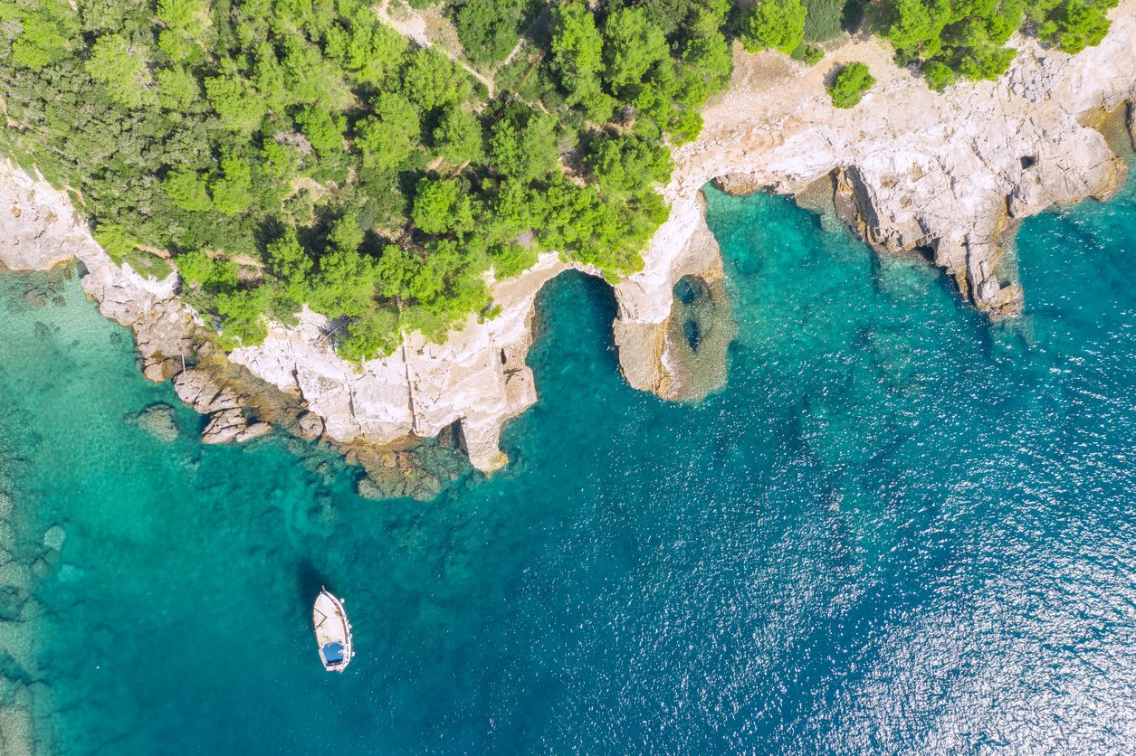 Real estate by the sea - first row in Croatia.